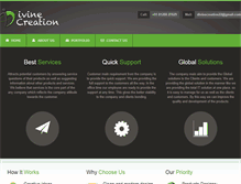 Tablet Screenshot of idivinecreation.com